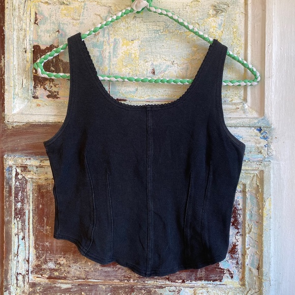Vintage Corset Style Tank Top - Picture 1 of 3